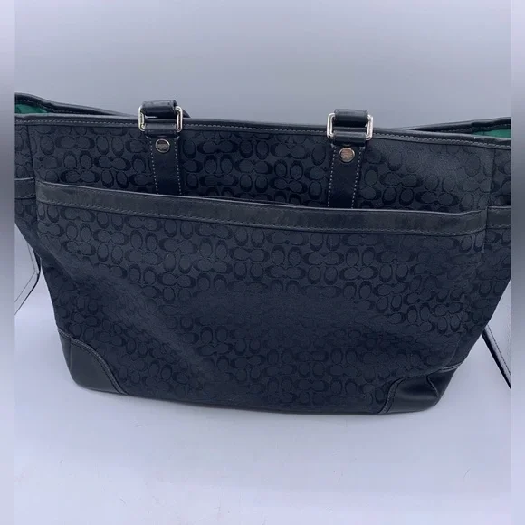 COACH Black Laptop Bag All Over Print - Picture 6 of 15